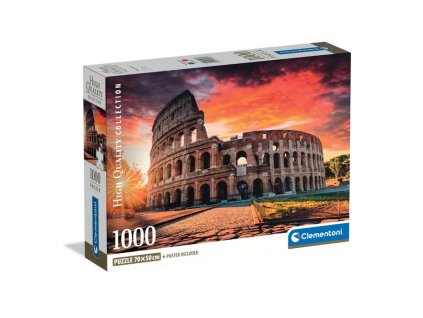 clementoni puzzle rim koloseum pri zapade slnka 1000 dielikov