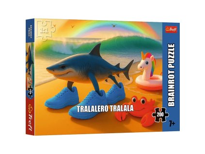 trefl puzzle brainrots tralalero tralala 200 dielikov