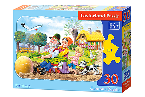 Castorland detské puzzle Veľká repa 30 dielikov