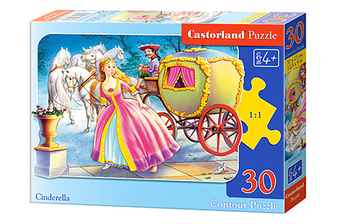 Castorland detské puzzle Popoluška 30 dielikov