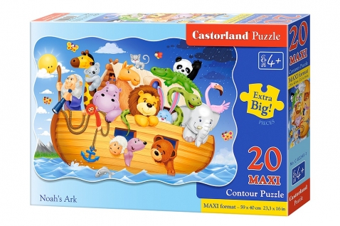 Castorland detské Maxi puzzle Noemova archa 20 dielikov