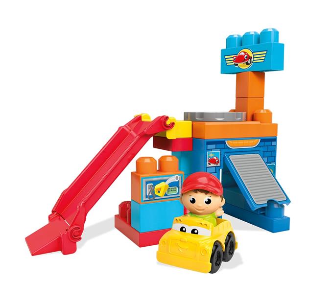 MEGA BLOKS Herný set Poď sa hrať Garáž