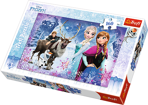 Trefl detské puzzle : Frozen 160 dielikov