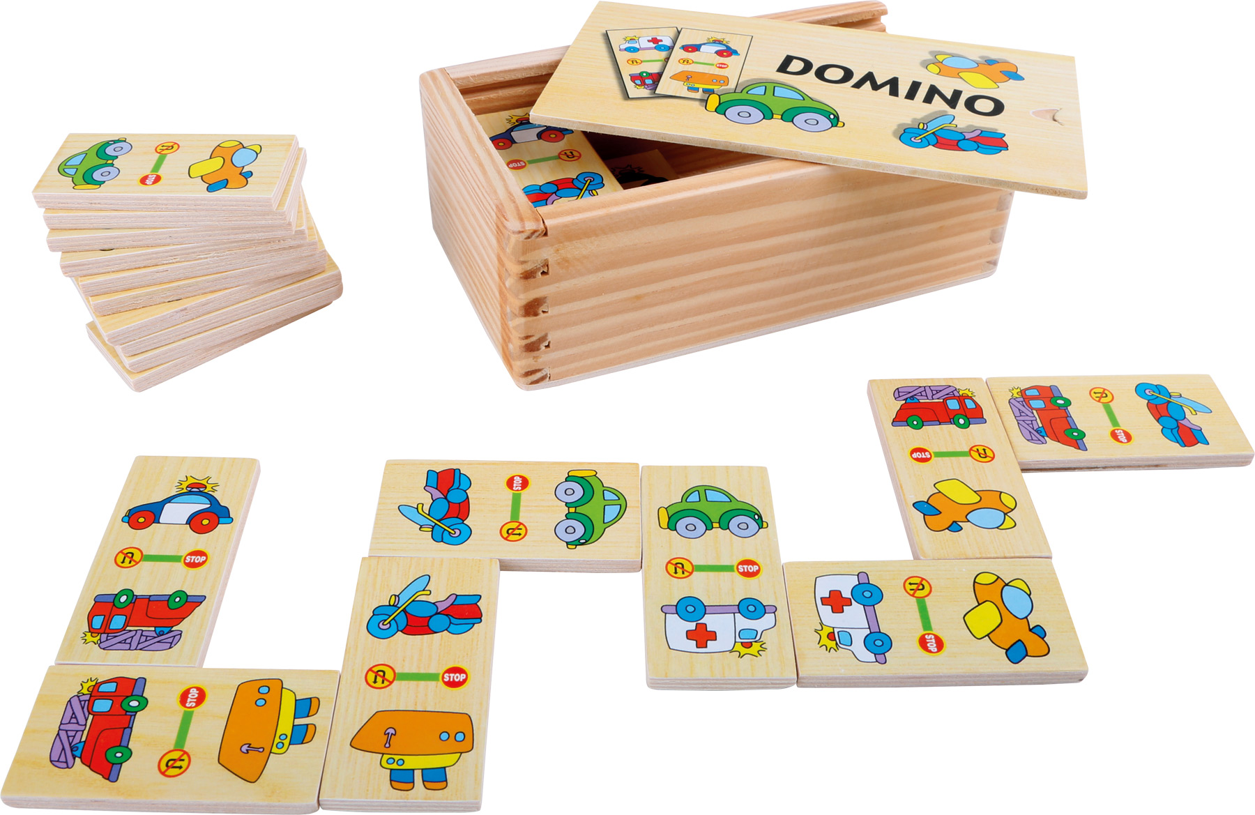 Legler Small Foot - Domino Dopravné Prostriedky