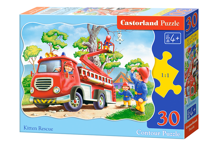 Castorland detské puzzle Záchranná akcia 30 dielikov