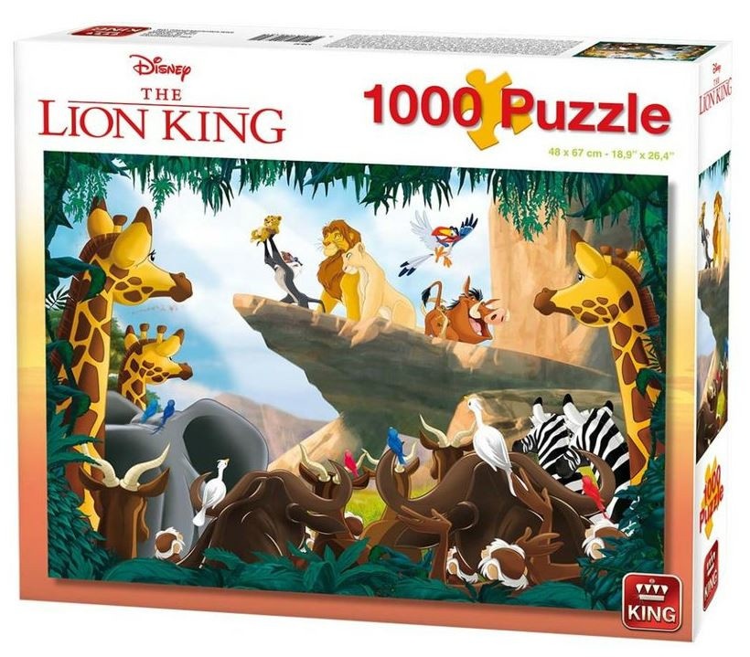 King puzzle Leví kráľ 1000 dielikov