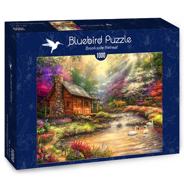 Bluebird puzzle Domček pri potoku 1000 dielikov