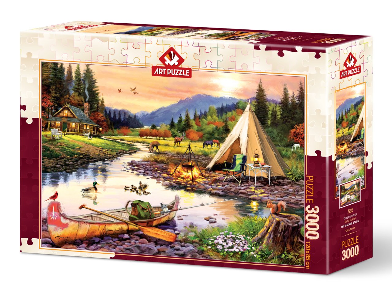 Art Puzzle Camping Friends 3000 dielokov