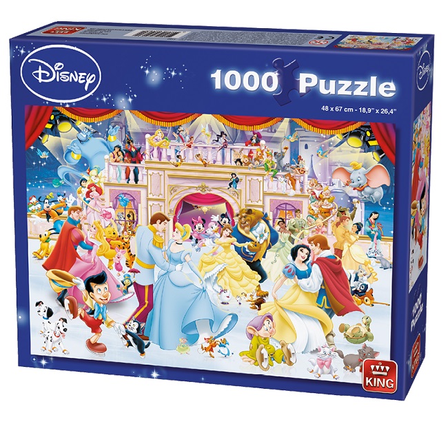 King puzzle Disney na ľade 1000 dielikov