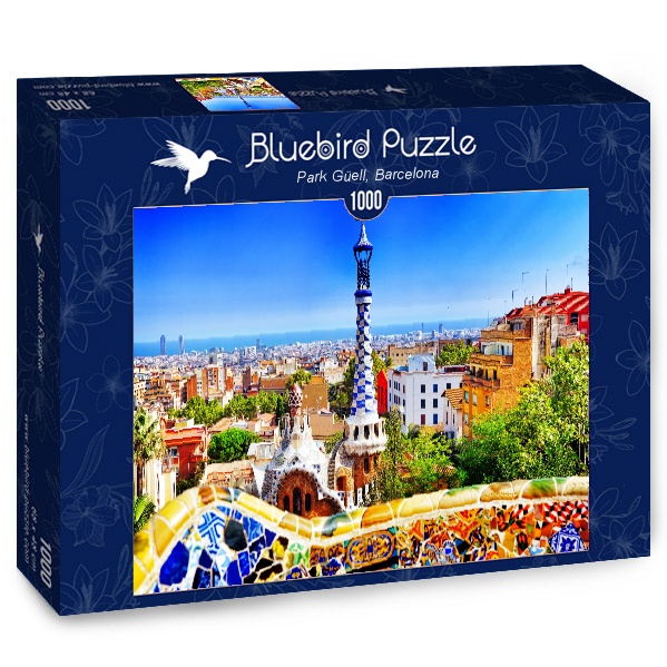 Bluebird puzzle Park Güell, Barcelona 1000 dielikov