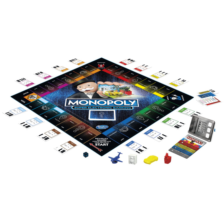 HASBRO - Monopoly Super Electronic Banking E8978634 versiunea SK