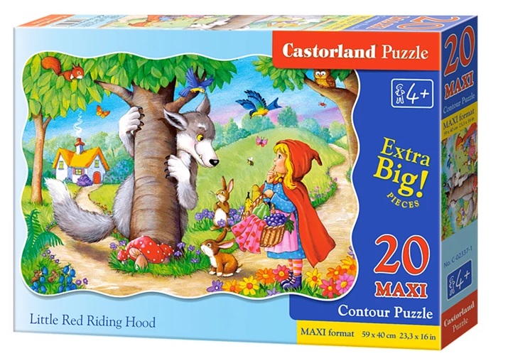 Castorland detské Maxi puzzle Červená čiapočka 20 dielikov