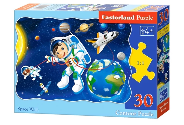 Castorland detské puzzle Vo vesmíre 30 dielikov