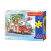 Castorland detské puzzle Hasičské auto 60 dielikov