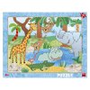Dino doskové puzzle Zvieratká V ZOO 40 dielikov
