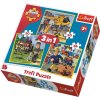 Trefl puzzle Požiarnik Sam sada 3v1