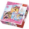 Trefl puzzle Disney Princezné 3v1