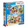 clementoni puzzle paw patrol 2x20 d new