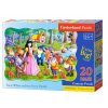 castorland puzzle snehulienka 20 dielikov