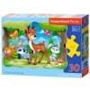 castorland puzzle jelencek a priatelia 30 dielikov
