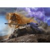 trefl puzzle premium world of tanks tank tiger ii 1000 dielikov detail