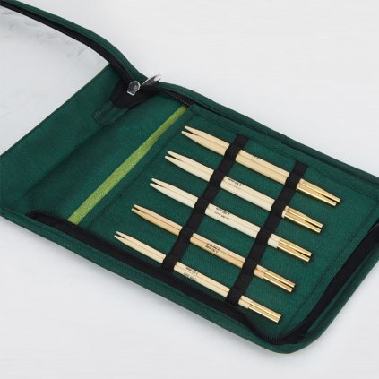 japanese bamboo interchangeable circular knitting needles starter set en51
