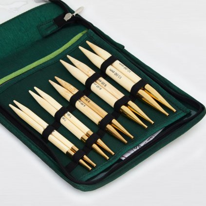 japanese bamboo interchangeable circular knitting needles chunky set en7