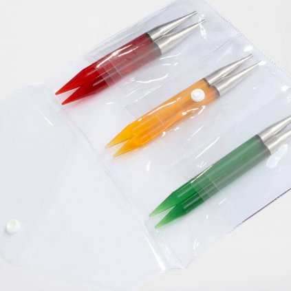 trendz acrylic chunky interchangeable circular knitting needles set6