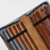 ginger single pointed kntting needles set6