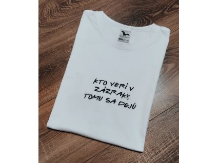 Vyšívané tričko - Motivačné