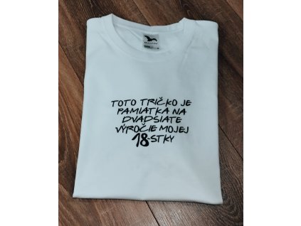 Tričko k narodeninám