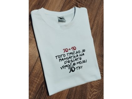 Tričko k 40-tke