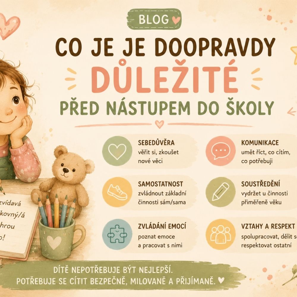 Co je opravdu důležité před nástupem do školy