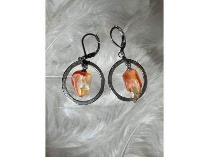 Skleněné náušnice Nanovo - Fabi