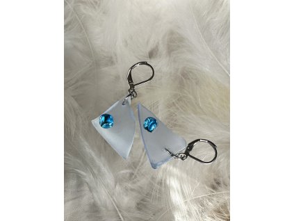 Skleněné náušnice Nanovo - Merkurito