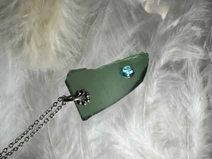 Skleněný přívěsek Nanovo - Delfi