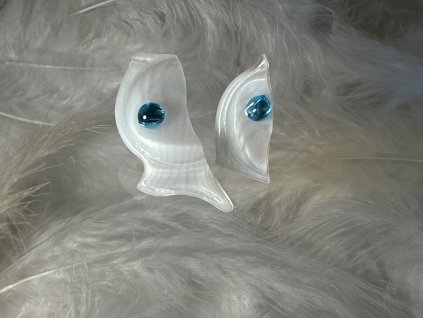 Skleněné náušnice Nanovo - Zubru