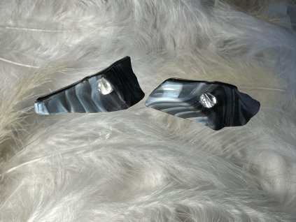 Skleněné náušnice Nanovo - Dreko