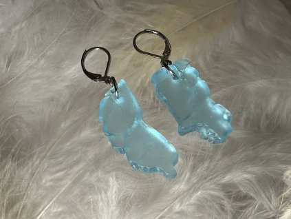 Skleněné náušnice Nanovo - Neben