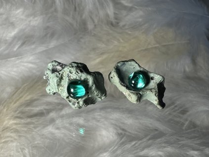 Náušnice Sázavíny - Bekon