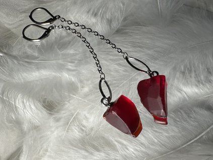 Skleněné náušnice Nanovo - Buru