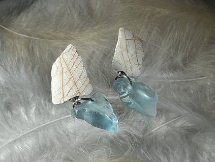 Skleněné náušnice Nanovo - Karon