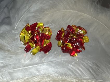 Zuzum Náušnice ze skla - Delto