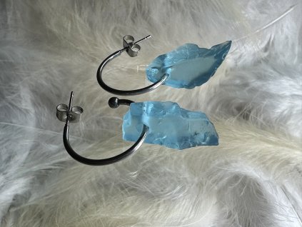 Skleněné náušnice Nanovo - Jumko