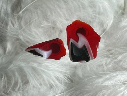 Skleněné náušnice Nanovo - Hur