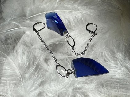 Skleněné náušnice Nanovo - Savaka