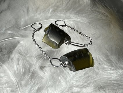 Skleněné náušnice Nanovo - Raulo