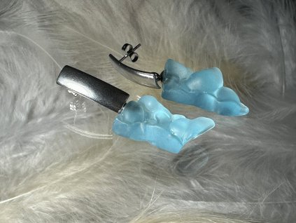 Skleněné náušnice Nanovo - Baren