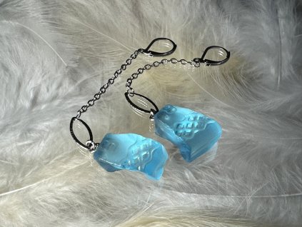 Skleněné náušnice Nanovo - Adok