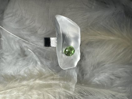 Skleněný prsten Nanovo - Alu